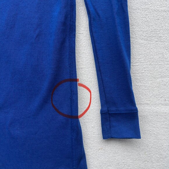 Primary Organic Long-Sleeve PJ Top & Pants, "Cobalt" Color, Size 6-7, EUC - Picture 4 of 13